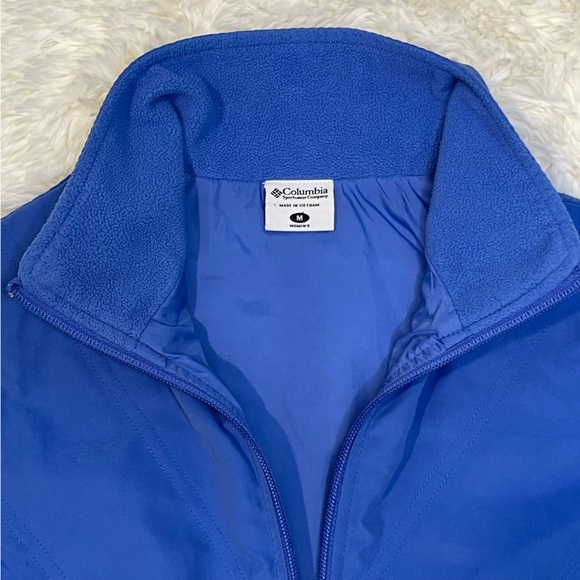 Columbia Blue Front Zip Vest - Picture 2 of 8